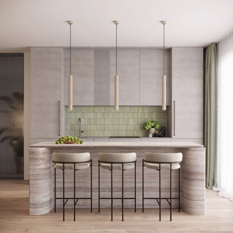 Sollux Lighting Lampa wisząca ARCHE 1 taupe