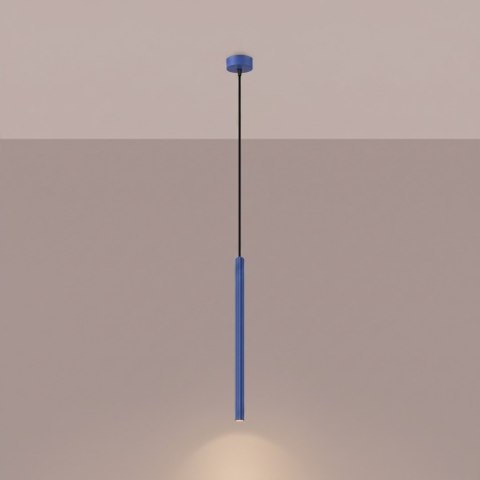 Sollux Lighting Lampa wisząca ARCHE 1 ultramaryna