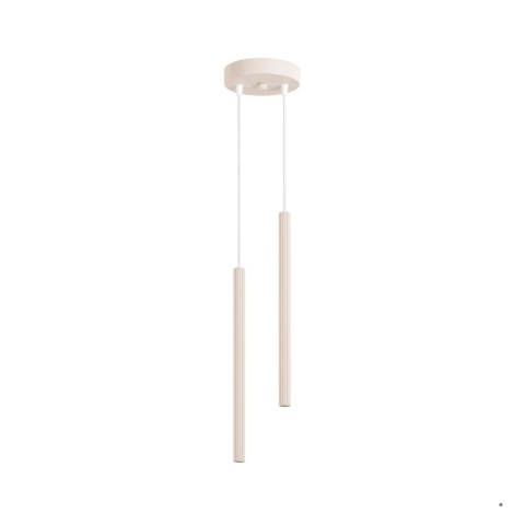 Sollux Lighting Lampa wisząca ARCHE 2P beżowa