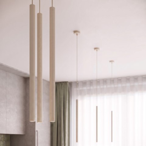 Sollux Lighting Lampa wisząca ARCHE 2P beżowa