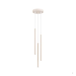 Sollux Lighting Lampa wisząca ARCHE 3P beżowa