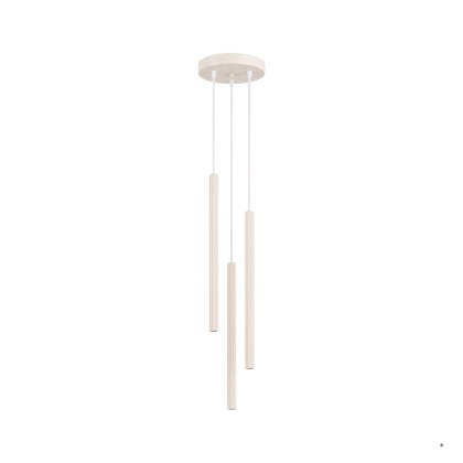 Sollux Lighting Lampa wisząca ARCHE 3P beżowa