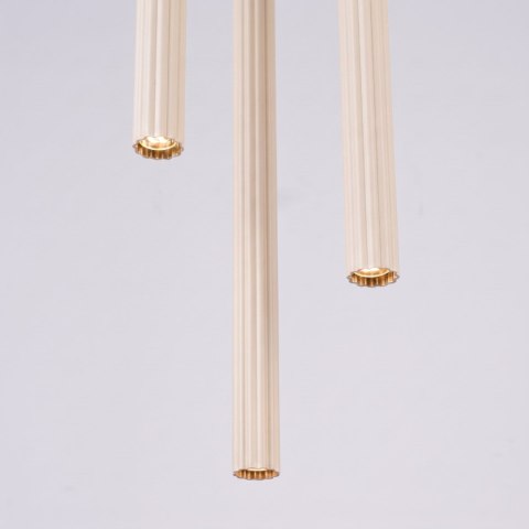 Sollux Lighting Lampa wisząca ARCHE 3P beżowa