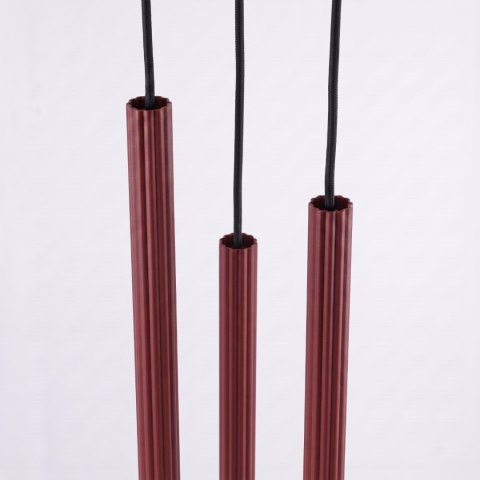 Sollux Lighting Lampa wisząca ARCHE 3P burgund