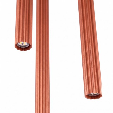 Sollux Lighting Lampa wisząca ARCHE 3P ochra czerwona