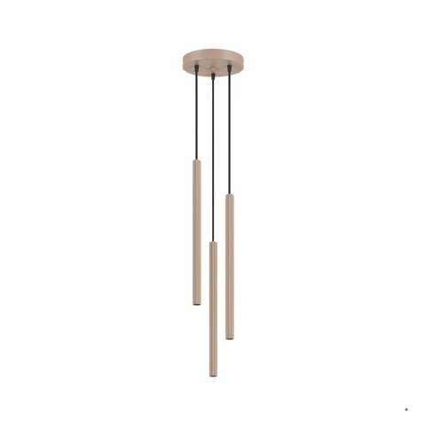 Sollux Lighting Lampa wisząca ARCHE 3P taupe