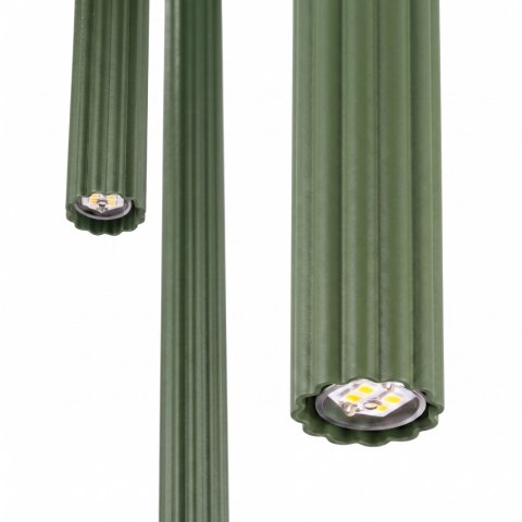 Sollux Lighting Lampa wisząca ARCHE 3P zielona oliwka