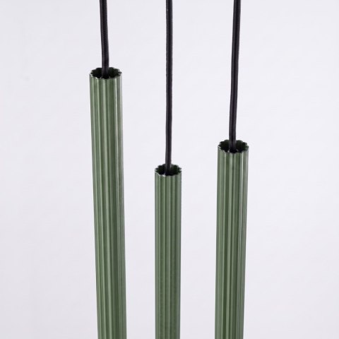 Sollux Lighting Lampa wisząca ARCHE 3P zielona oliwka