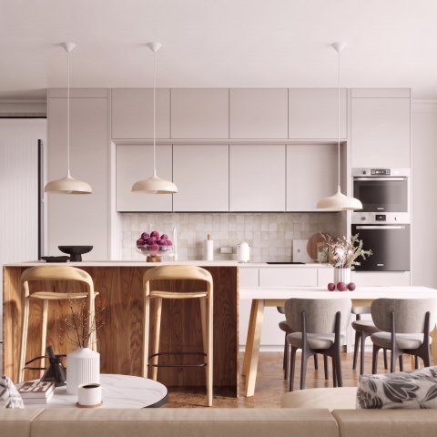 Sollux Lighting Lampa wisząca GINA beżowa