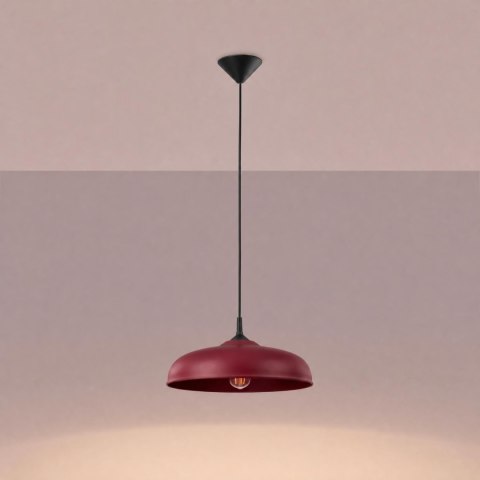 Sollux Lighting Lampa wisząca GINA burgund