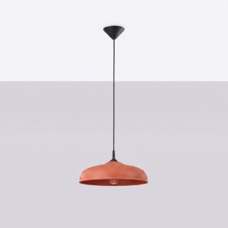 Sollux Lighting Lampa wisząca GINA ochra czerwona