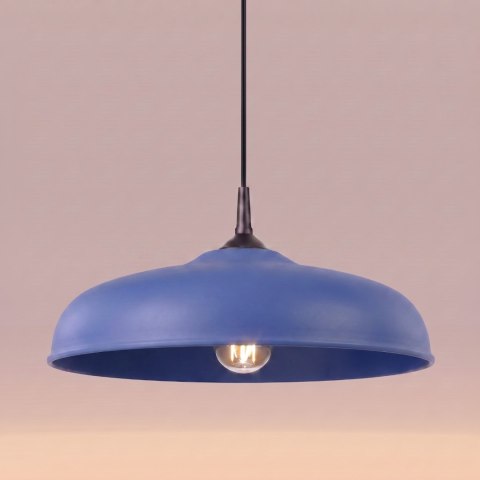 Sollux Lighting Lampa wisząca GINA ultramaryna