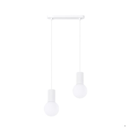 Sollux Lighting Lampa wisząca HALO 2L biała