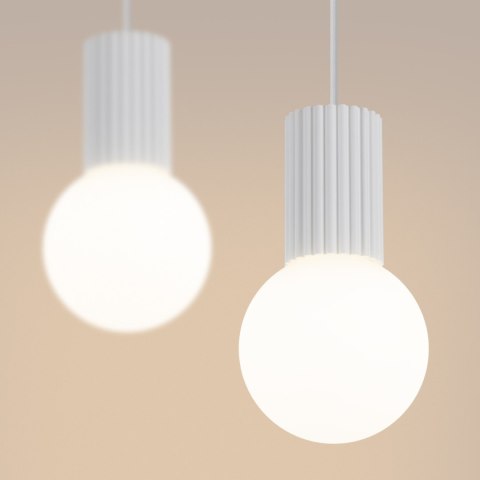 Sollux Lighting Lampa wisząca HALO 2L biała