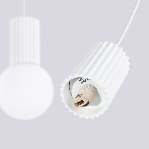 Sollux Lighting Lampa wisząca HALO 2L biała