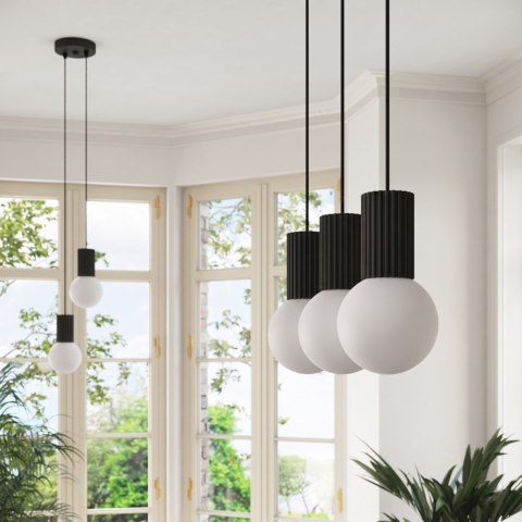 Sollux Lighting Lampa wisząca HALO 2L czarna