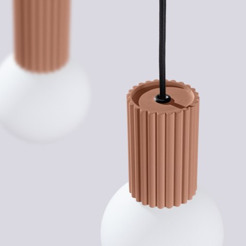 Sollux Lighting Lampa wisząca HALO 2L mocca