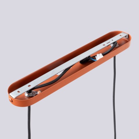 Sollux Lighting Lampa wisząca HALO 2L ochra czerwona