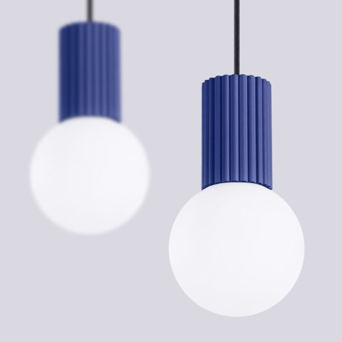 Sollux Lighting Lampa wisząca HALO 2L ultramaryna