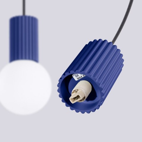 Sollux Lighting Lampa wisząca HALO 2L ultramaryna