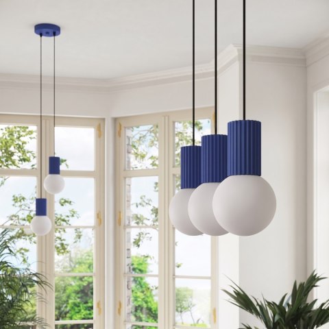 Sollux Lighting Lampa wisząca HALO 2L ultramaryna