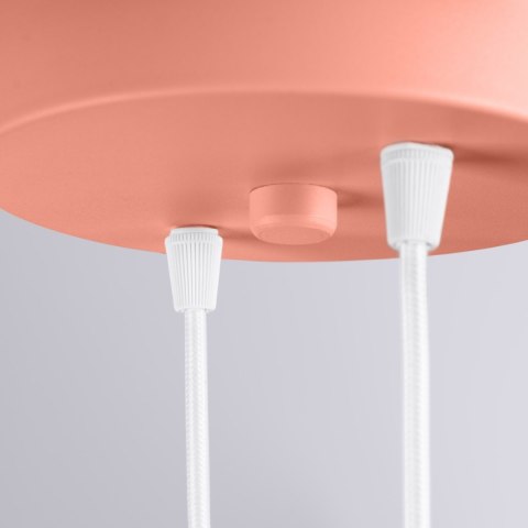 Sollux Lighting Lampa wisząca HALO 2P brzoskwiniowa