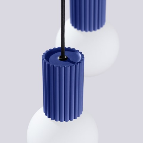 Sollux Lighting Lampa wisząca HALO 2P ultramaryna
