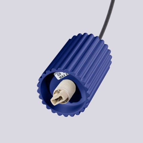 Sollux Lighting Lampa wisząca HALO 2P ultramaryna
