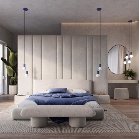 Sollux Lighting Lampa wisząca HALO 2P ultramaryna