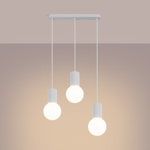 Sollux Lighting Lampa wisząca HALO 3L biała