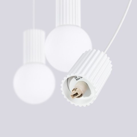 Sollux Lighting Lampa wisząca HALO 3L biała