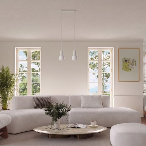 Sollux Lighting Lampa wisząca HALO 3L biała