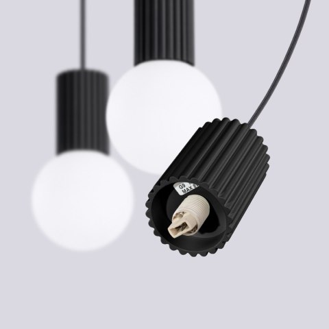 Sollux Lighting Lampa wisząca HALO 3L czarna