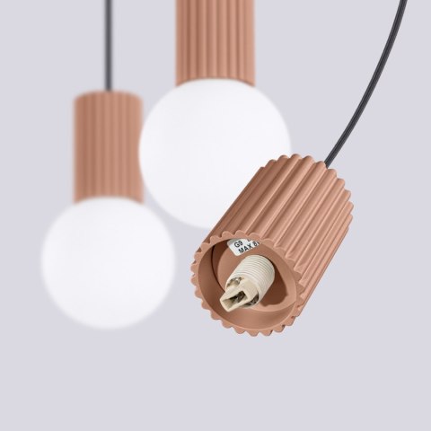 Sollux Lighting Lampa wisząca HALO 3L mocca