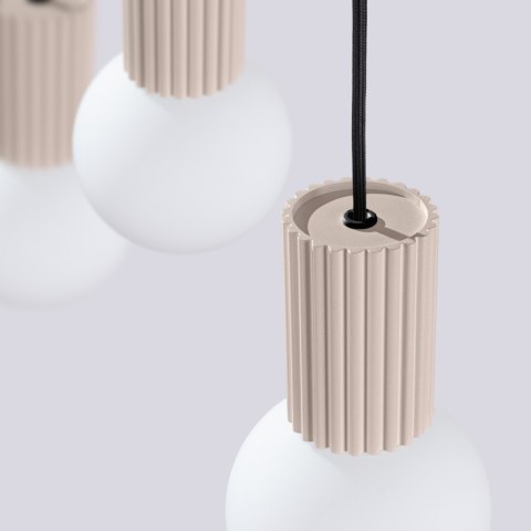 Sollux Lighting Lampa wisząca HALO 3L taupe