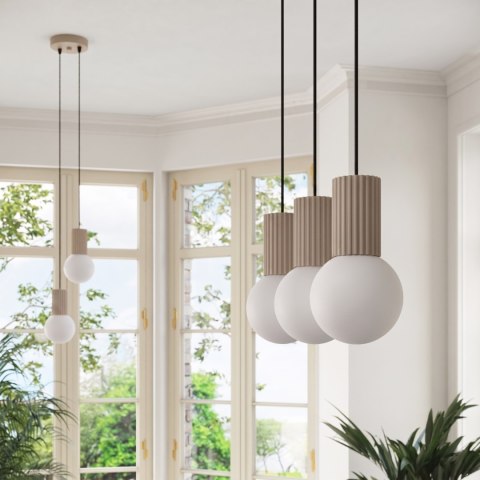Sollux Lighting Lampa wisząca HALO 3L taupe