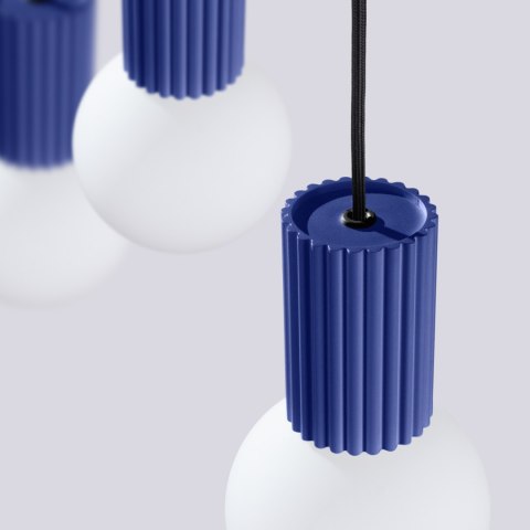 Sollux Lighting Lampa wisząca HALO 3L ultramaryna