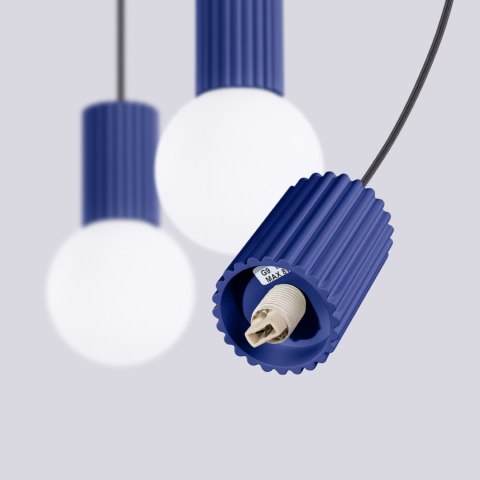 Sollux Lighting Lampa wisząca HALO 3L ultramaryna