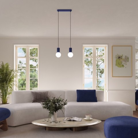 Sollux Lighting Lampa wisząca HALO 3L ultramaryna