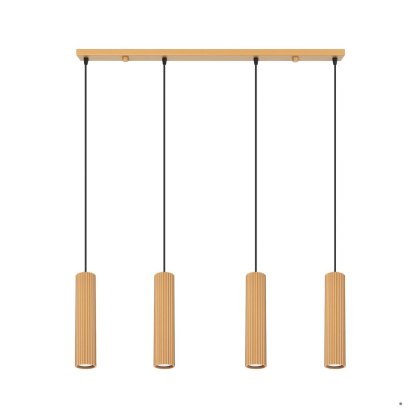 Sollux Lighting Lampa wisząca KARBON 4L złoty