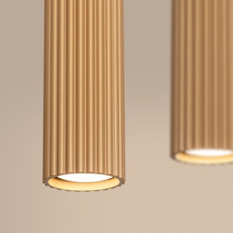 Sollux Lighting Lampa wisząca KARBON 4L złoty