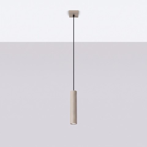 Sollux Lighting Lampa wisząca LAGOS 1 taupe