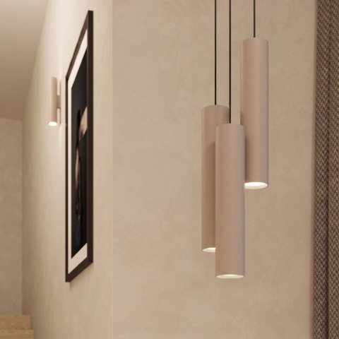 Sollux Lighting Lampa wisząca LAGOS 1 taupe