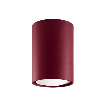 Sollux Lighting Plafon LAGOS 10 burgund