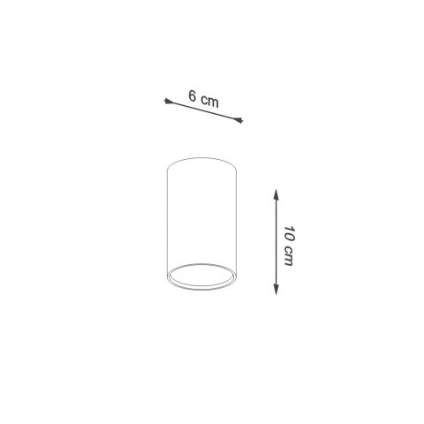 Sollux Lighting Plafon LAGOS 10 ultramaryna