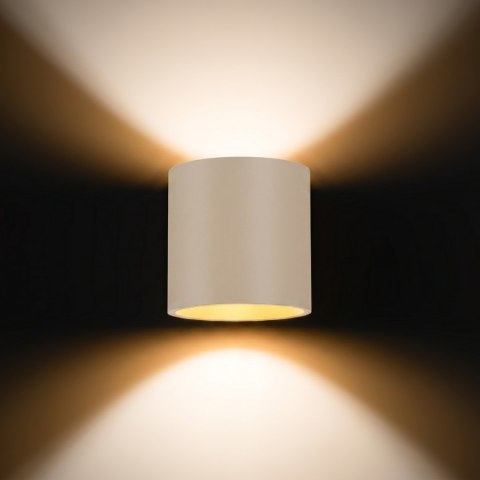 Sollux Lighting Kinkiet ORBIS 1 beżowy
