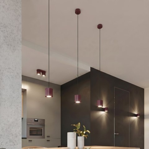 Sollux Lighting Kinkiet ORBIS 1 burgund