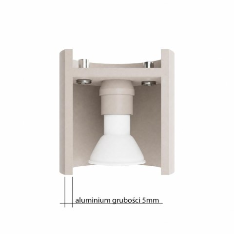 Sollux Lighting Kinkiet ORBIS 1 taupe