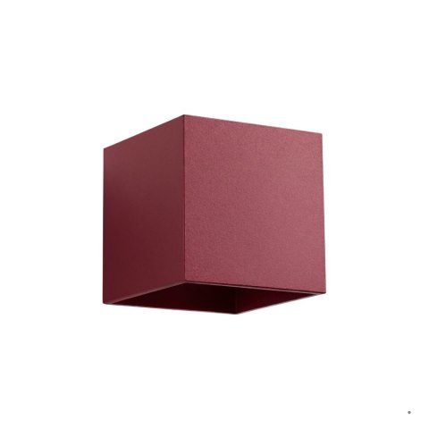 Sollux Lighting Kinkiet QUAD 1 burgund