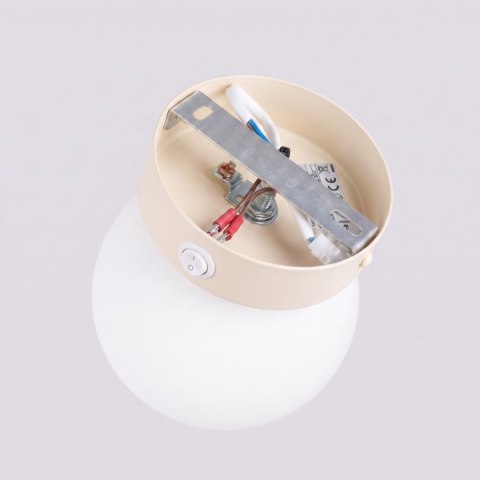 Sollux Lighting Kinkiet YOLI 1 beżowy z włącznikiem